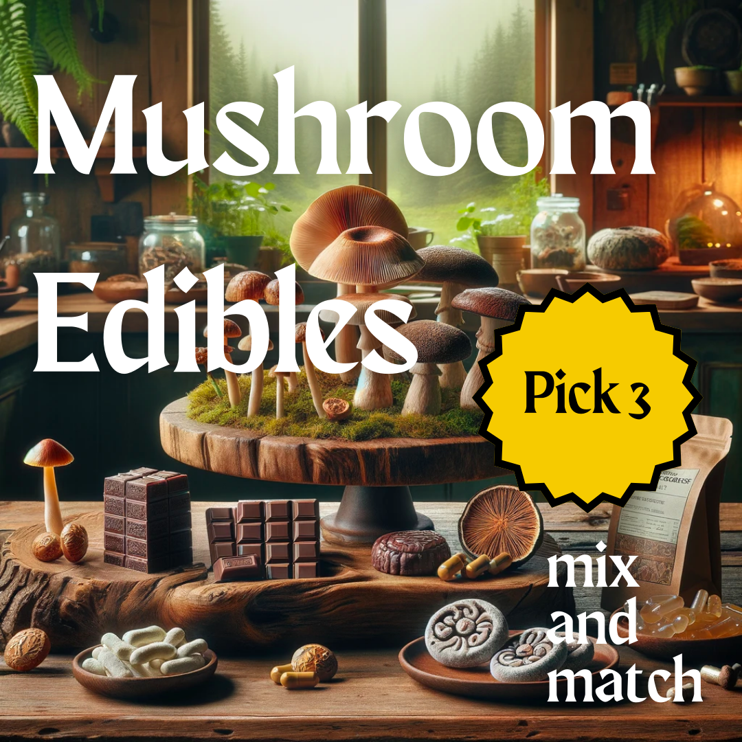 3 Pack Mushroom Edibles – Mix and Match