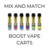 5-Pack Boost Vape Cartridges – Mix and Match