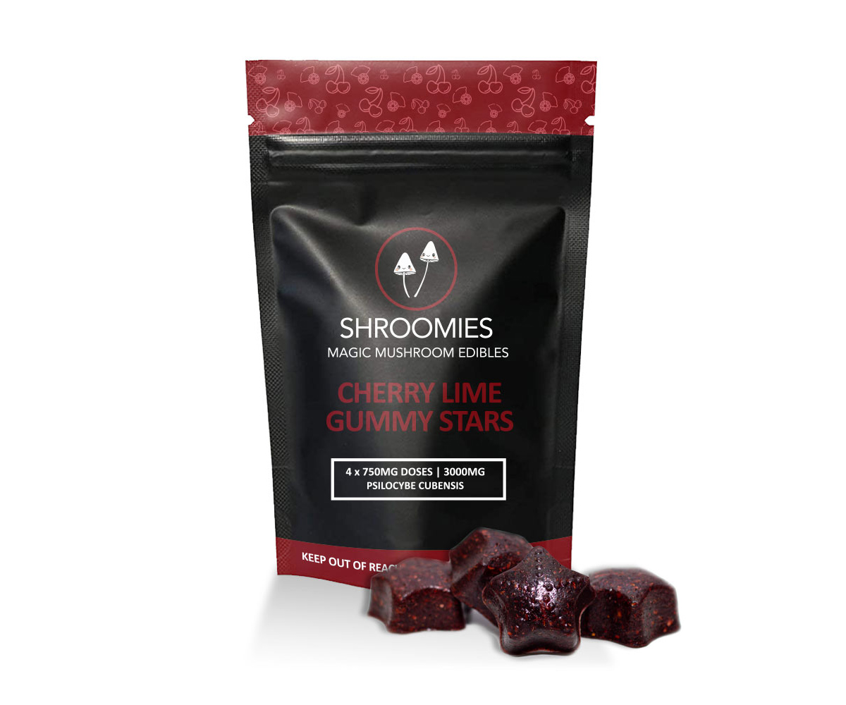 Shroomies Gummies – Cherry Lime Stars (3000mg)
