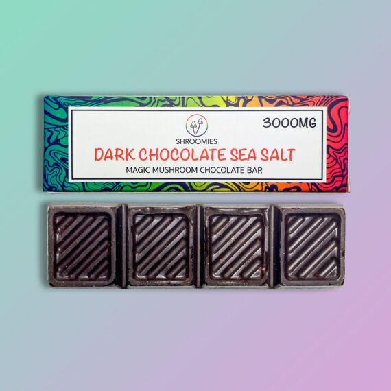 Shroomies Chocolates – Dark Chocolate Sea Salt (3000mg)