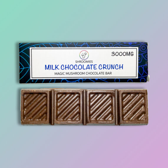 Shroomies Chocolates – Milk Chocolate Crunch (3000mg)