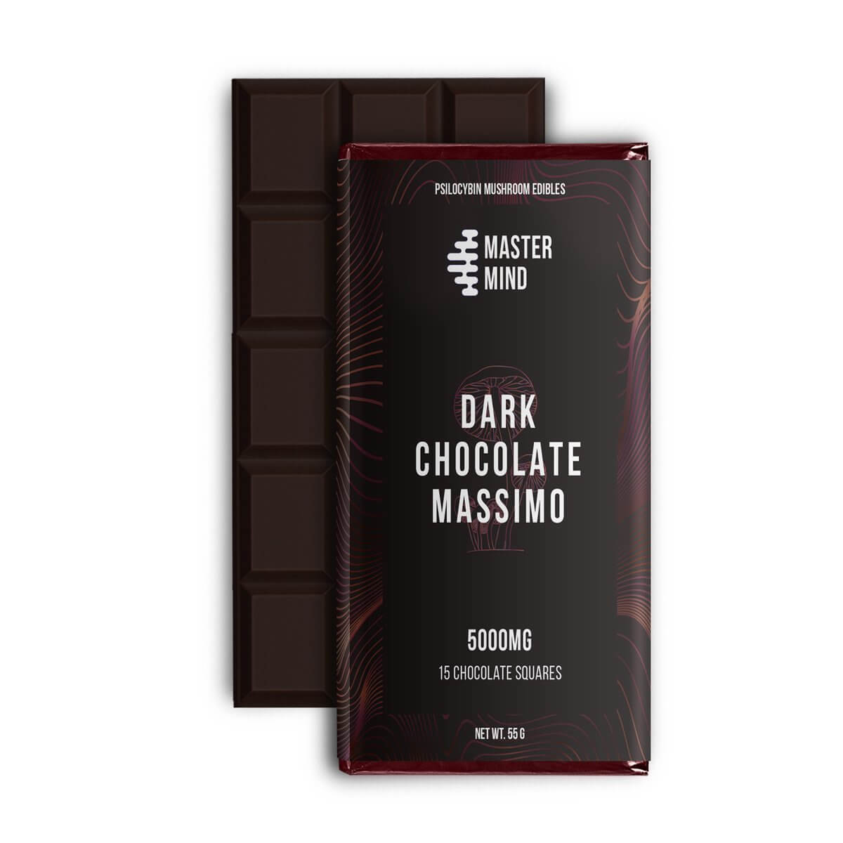 Mastermind – Funghi Chocolate Bar (5000mg) – Dark Chocolate