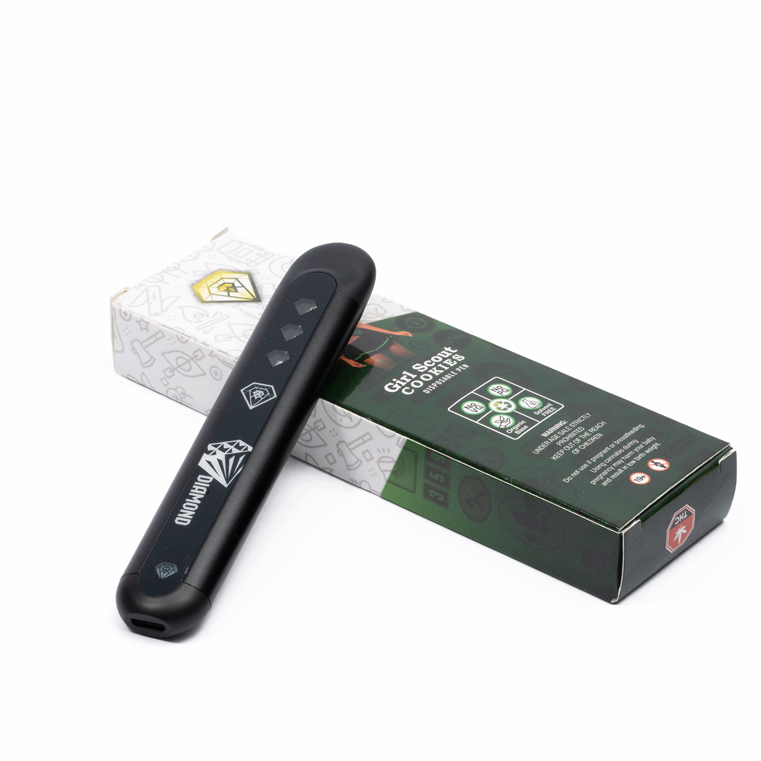 Diamond Disposable Vapes 2g – Girl Scout Cookies (Indica)