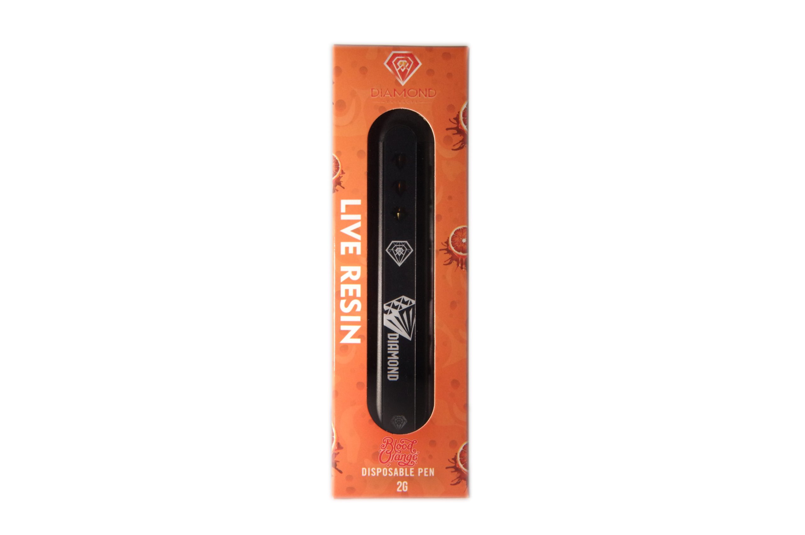 Diamond Disposable Vapes 2g – Blood Orange Live Resin (Sativa)