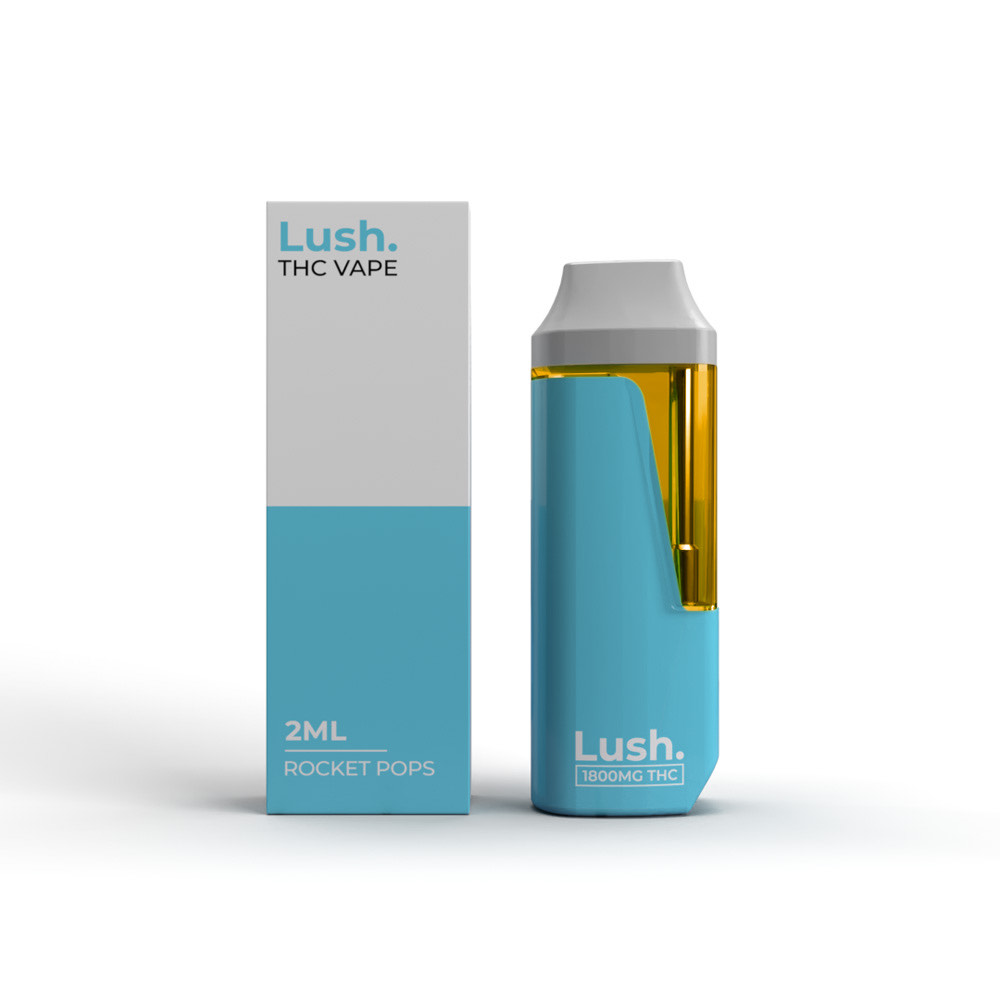 Lush – Discreet THC Disposable Vape (2 Grams) – Rocket Pops (Hybrid)