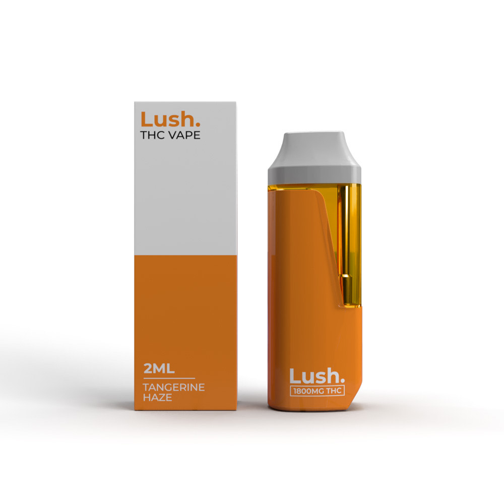 Lush – Discreet THC Disposable Vape (2 Grams) – Tangerine Haze (Sativa)