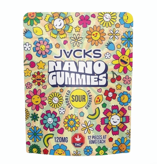 JACKS THC Nano Gummies – Sour Assorted 120mg