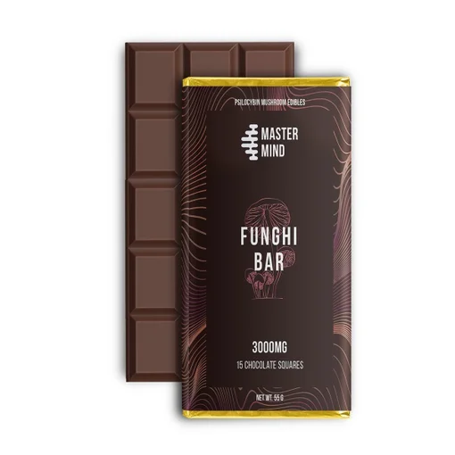 Mastermind – Funghi Chocolate Bar (3000mg) – Milk Chocolate