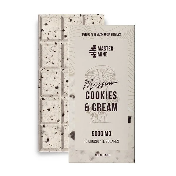 Mastermind – Funghi Chocolate Bar (5000mg) – Cookies & Cream