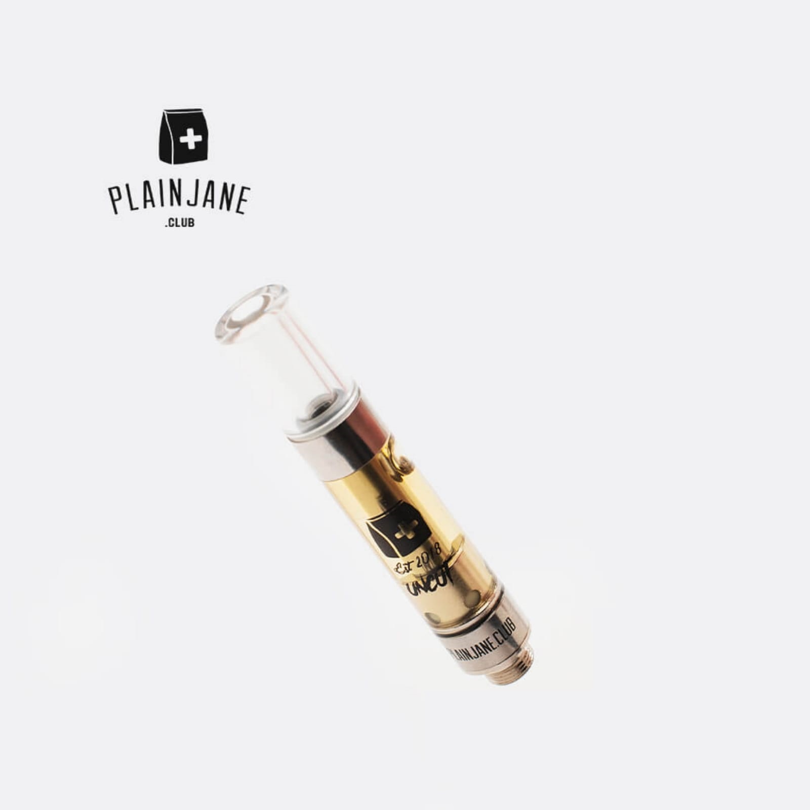Plain Jane 1g Vape Cartridges – Green Crack (Sativa)