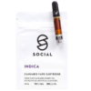 Social – Honey Oil Cartridge (1ML) – Indica