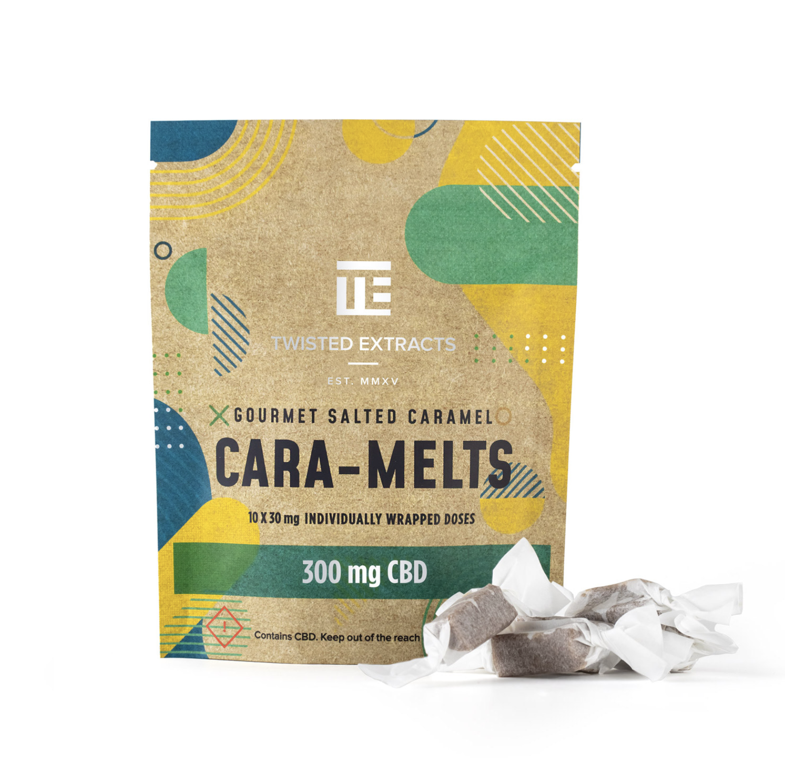 Twisted Extracts – Salted Cara-Melts 300mg – CBD
