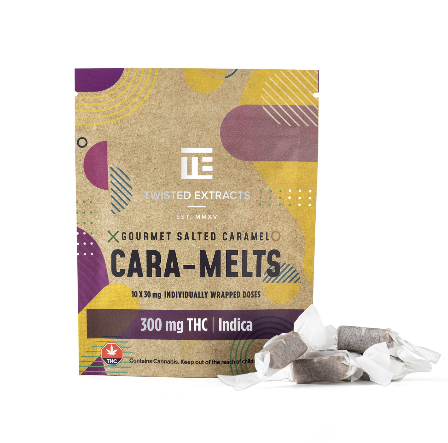 Twisted Extracts – Salted Cara-Melts 300mg – Indica