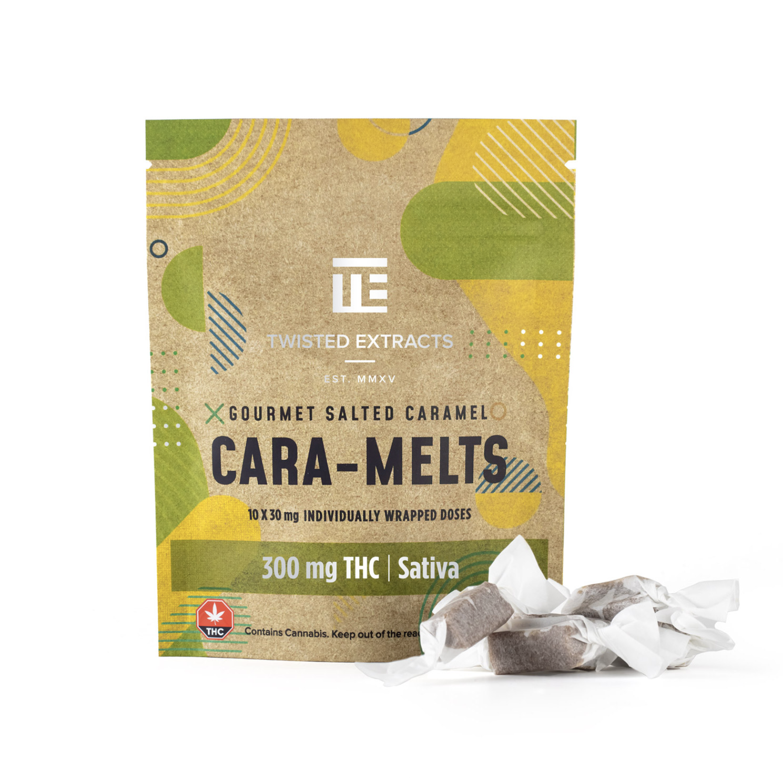Twisted Extracts – Salted Cara-Melts 300mg – Sativa