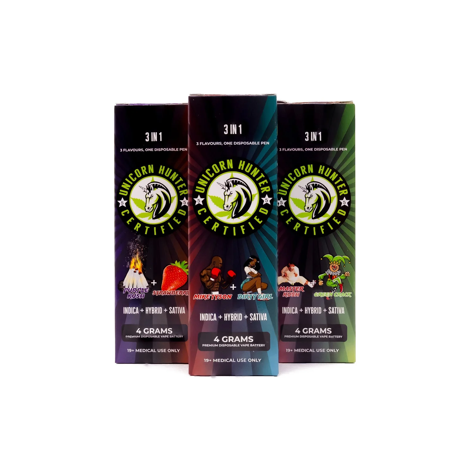 Unicorn Hunter – Disposable Vape (4g) – Death Bubba x Amnesia Haze