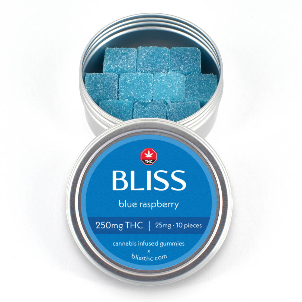 Bliss – THC Gummies (250mg) – Blue Raspberry
