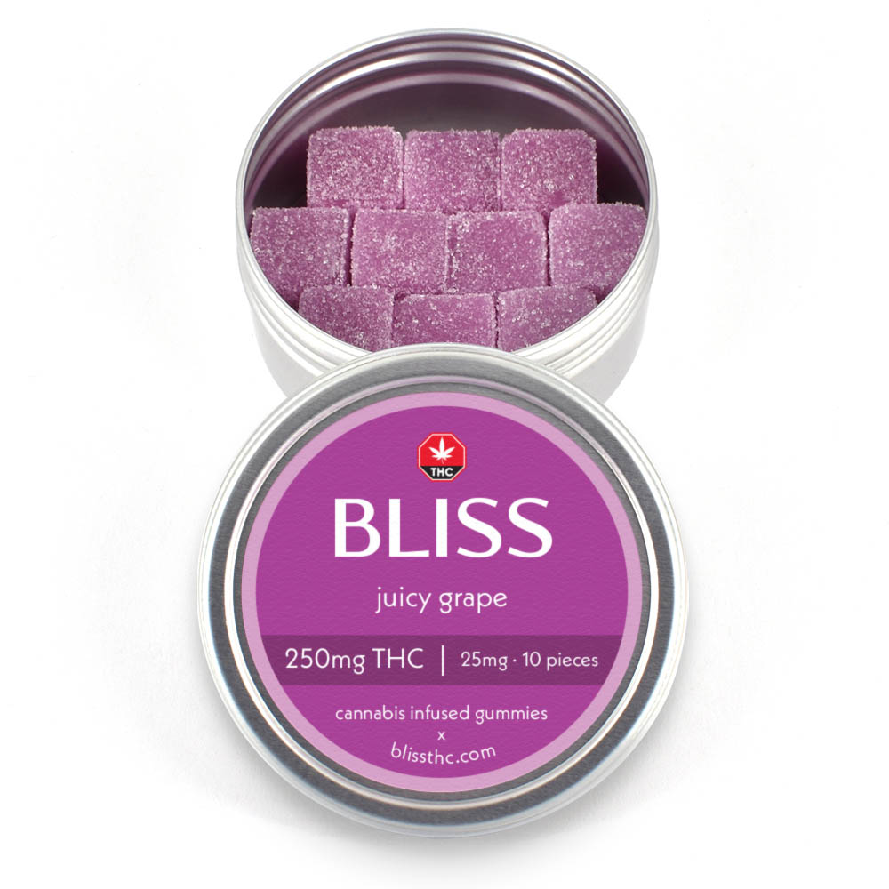 Bliss – THC Gummies (250mg) – Juicy Grape