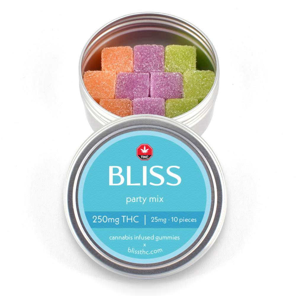 Bliss – THC Gummies (250mg) – Party Mix