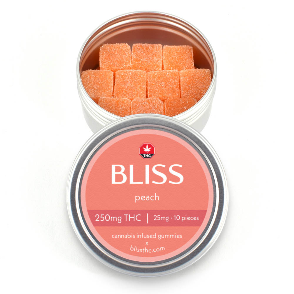 Bliss – THC Gummies (250mg) – Peach