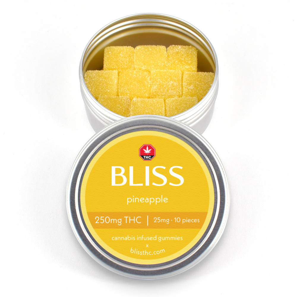 Bliss – THC Gummies (250mg) – Pineapple