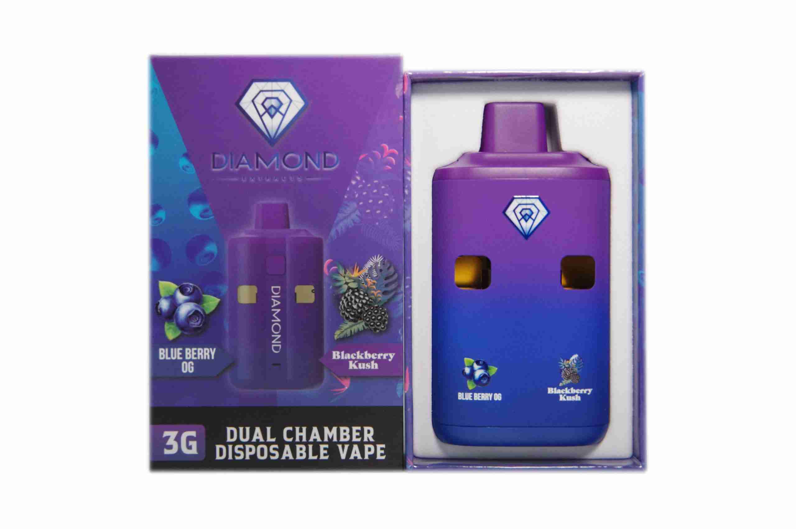 Diamond Dual Vapes 6g – Blueberry OG x Blackberry Kush