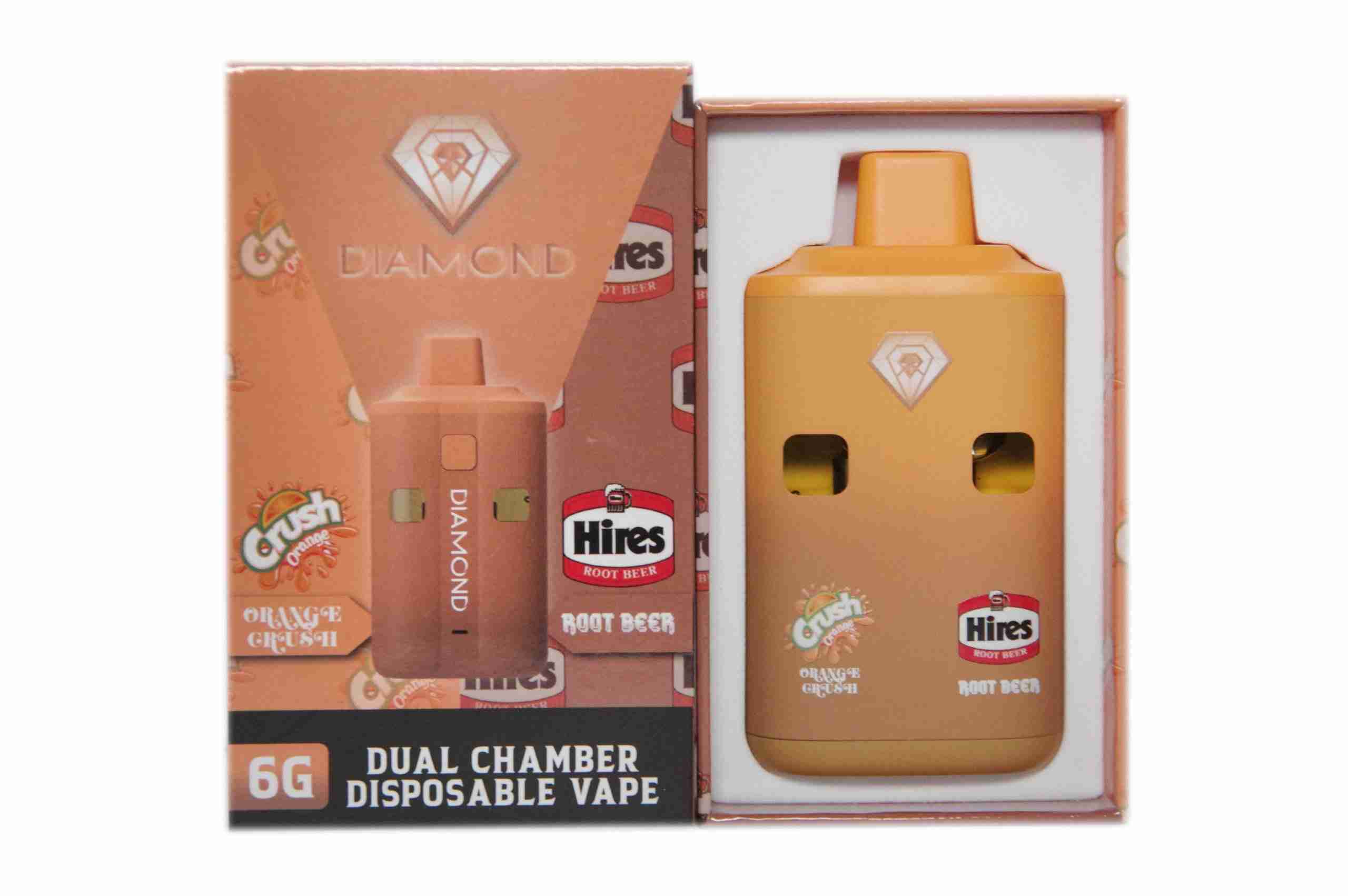 Diamond Dual Vapes 6g – Orange Crush x Root Beer