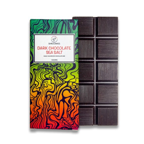Shroomies Chocolates – Dark Chocolate Sea Salt (5000mg)