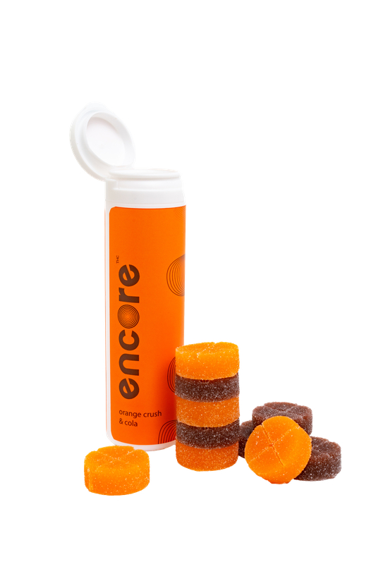 Encore – THC Gummies (600mg) – Orange Crush & Cola