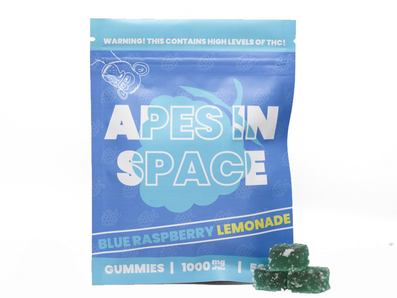 Apes in Space (1000mg) – Blue Raspberry Lemonade