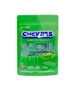 Canndy Edibles - Chewies (Green Apple 480mg THC)