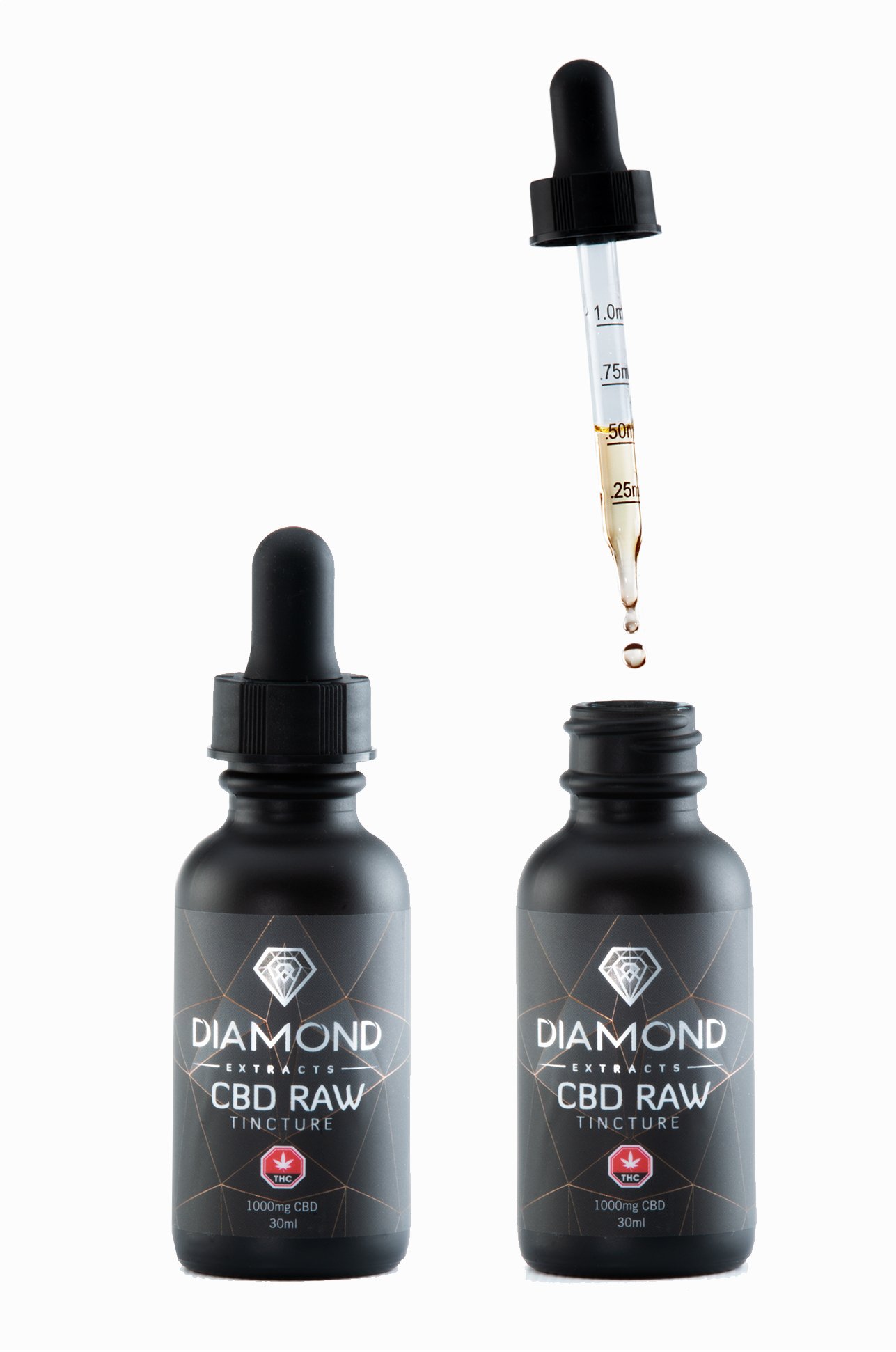 Diamond CBD Tinctures 1000mg – Raw