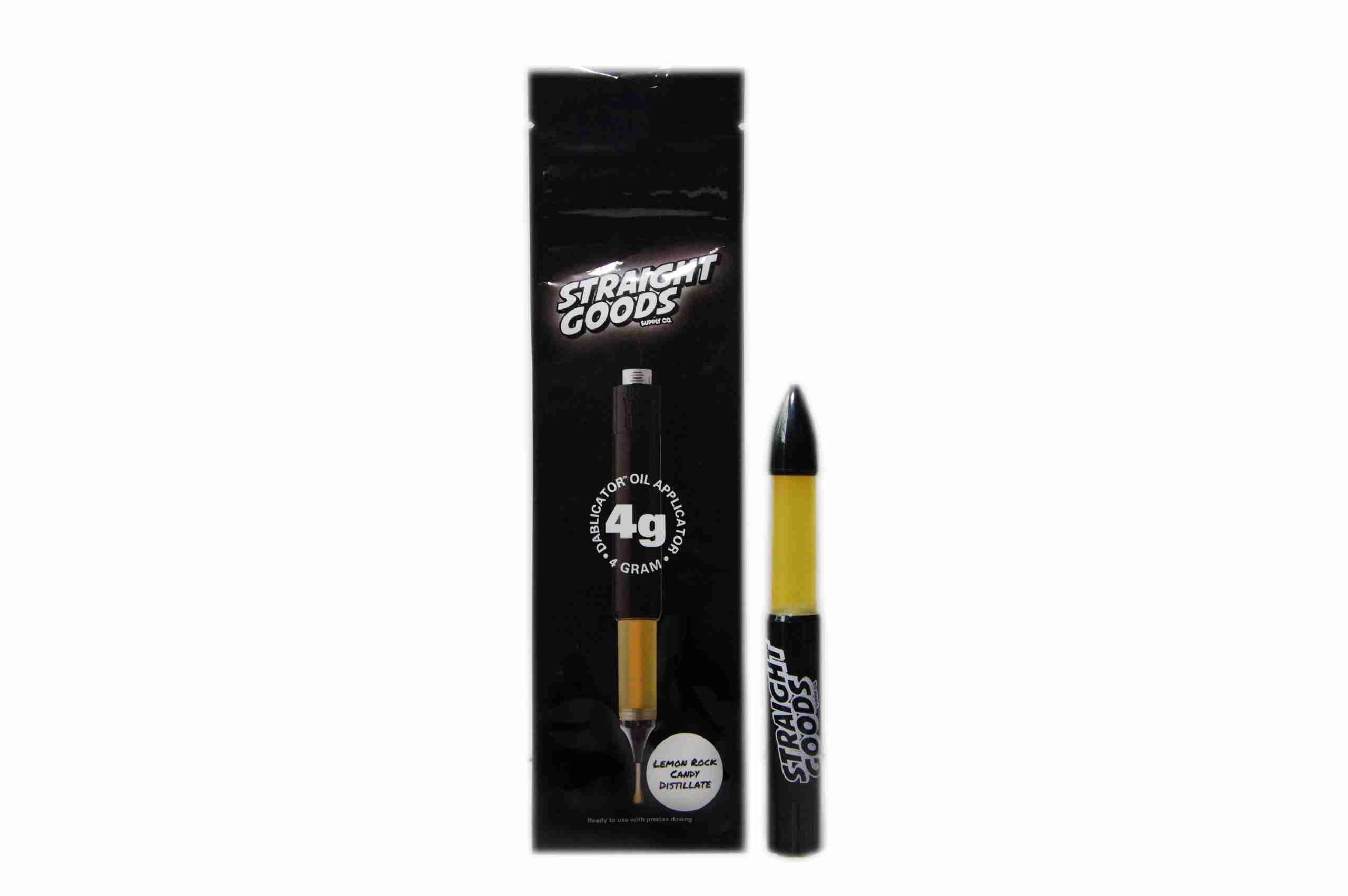 Straight Goods 4g Dablicators – Lemon Rock Candy Distillate
