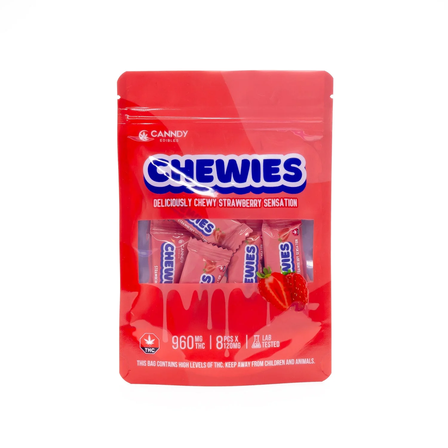 Canndy Edibles – Chewies (Strawberry Sensation 960mg THC)