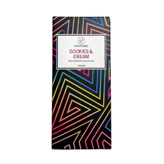 Shroomies Chocolates – Cookies & Cream (5000mg)