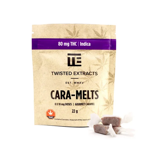 Twisted Extracts – Cara-Melts Indica (80mg THC)