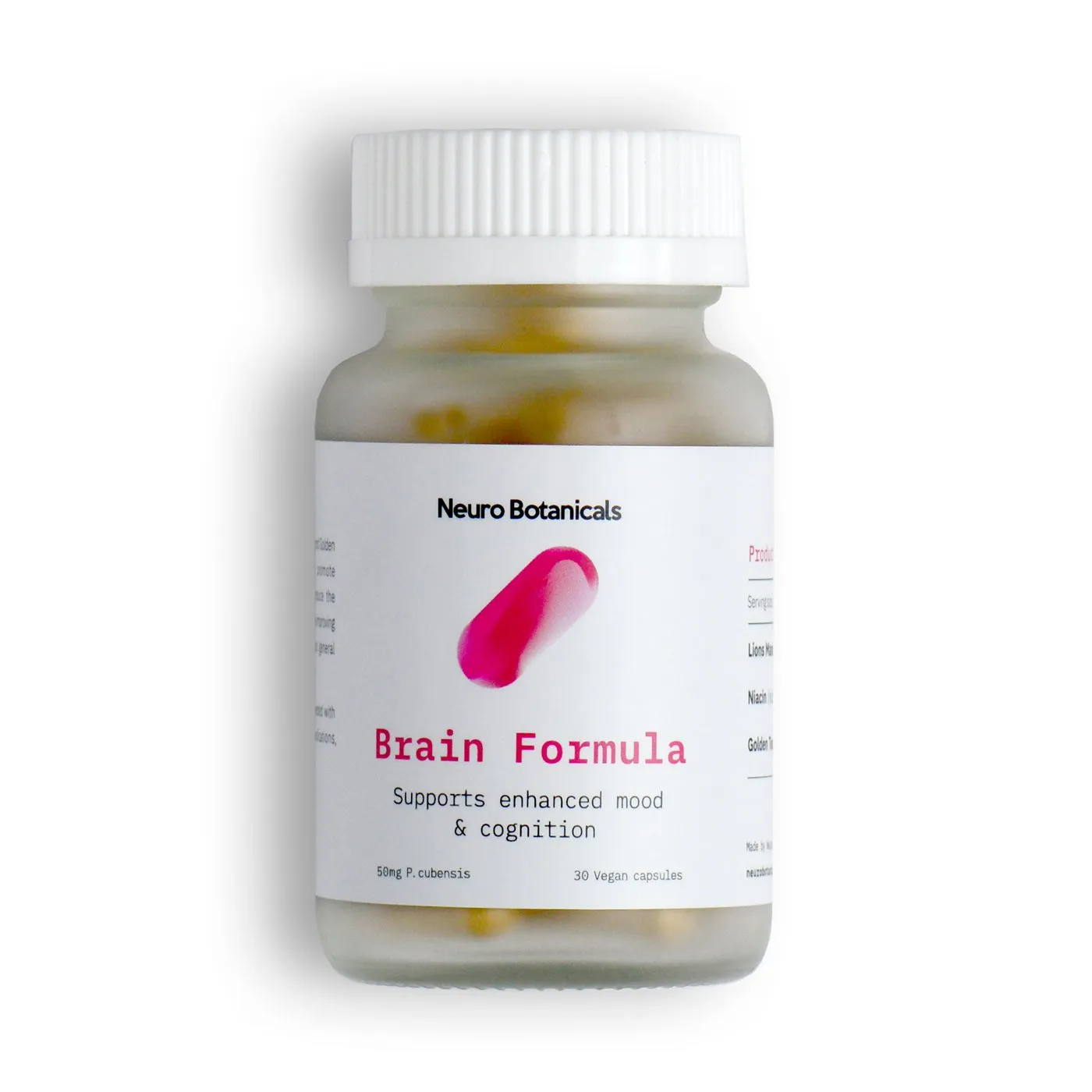 Neuro Botanicals Capsules (Microdose Vegan Caps) – Brain Formula