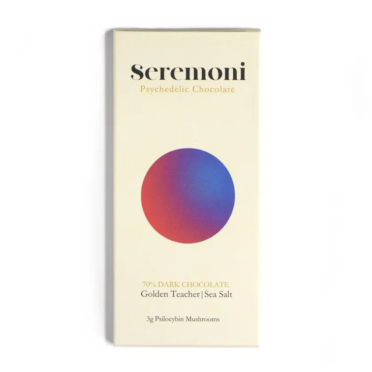 Seremoni Psilocybin Chocolate Bar (3000mg) – Sea Salt