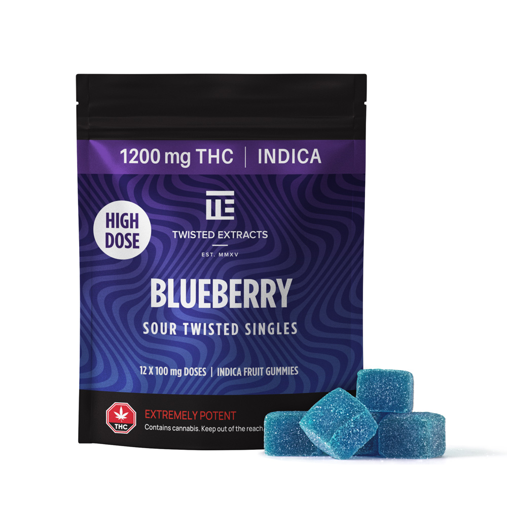 Twisted Extracts – Singles 1200mg – Blueberry (Indica)