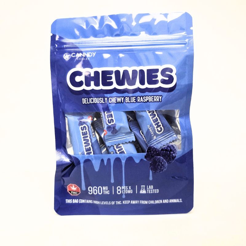 Canndy Edibles – Chewies (Blue Raspberry 960mg THC)