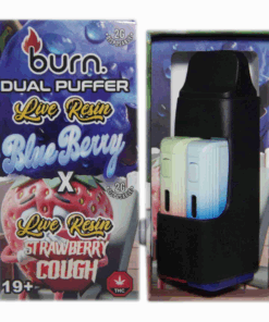 Burn Dual Live Resin Vape (4g) - Blueberry x Strawberry Cough