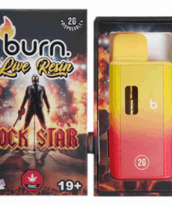 Burn Live Resin Vape (2g) - Rockstar (Indica)