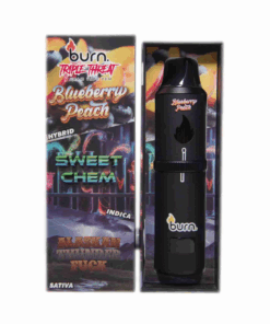 Burn Triple Threat Vape (9g) - Blueberry Peach + Sweet Chem + ATF
