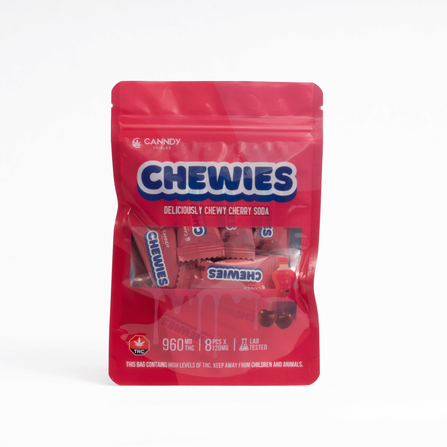 Canndy Edibles – Chewies (Cherry Soda 960mg THC)