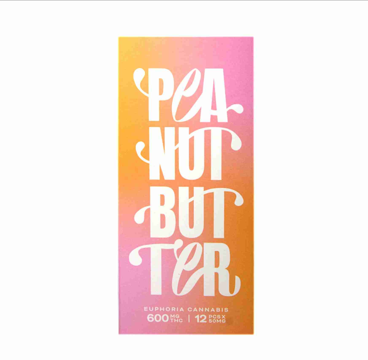 Euphoria Cannabis THC Chocolate 600mg – Peanut Butter