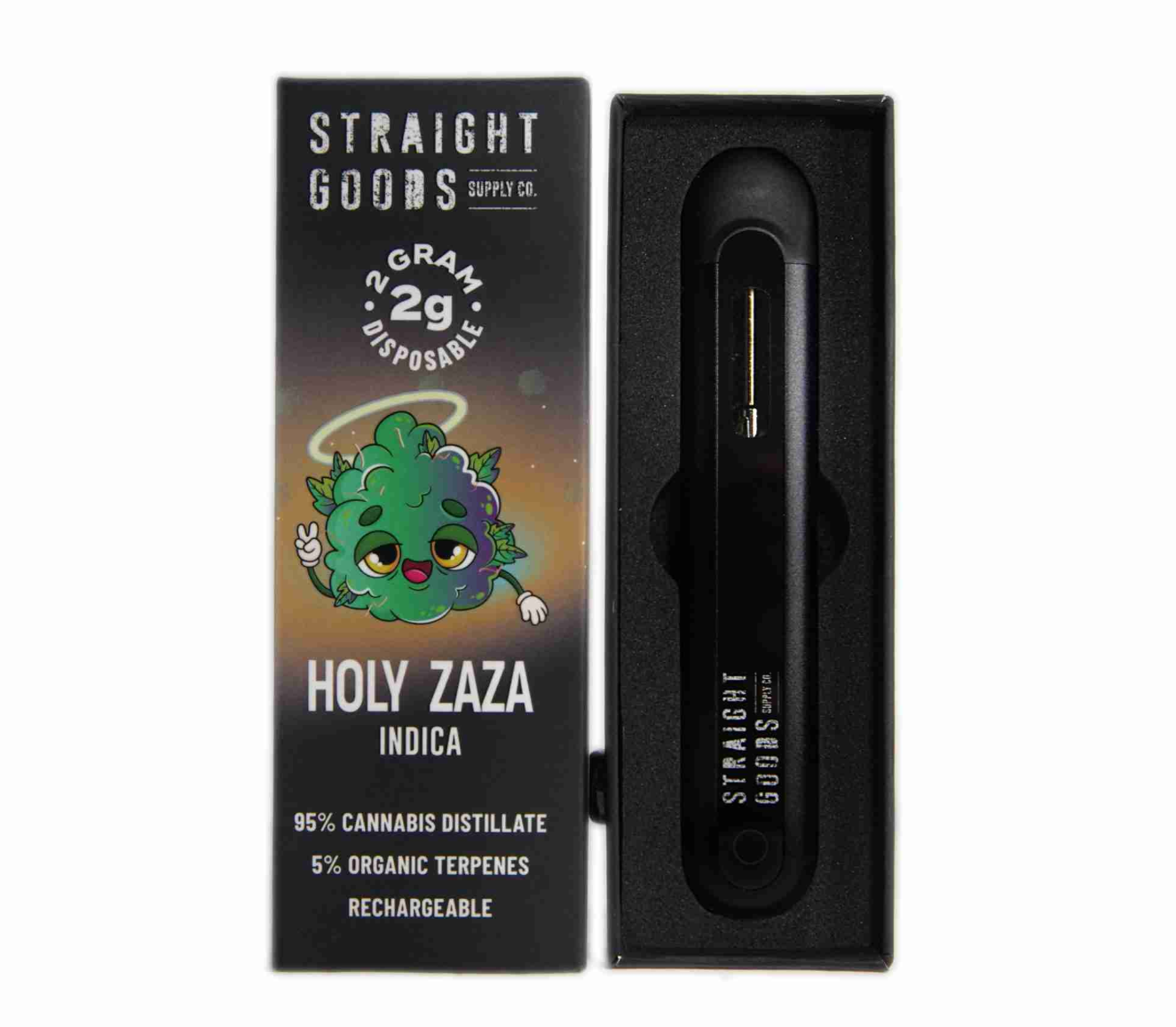 Straight Goods 2g Vape – Holy ZaZa (Indica)