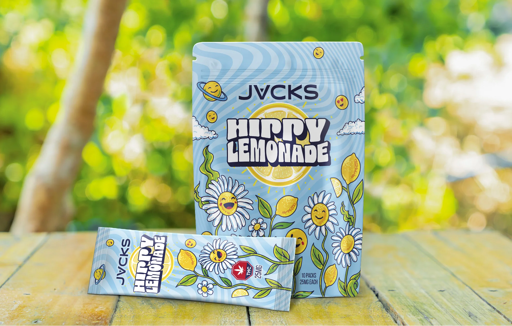 JACKS THC Powder Drink Mix – Hippy Lemonade 250mg