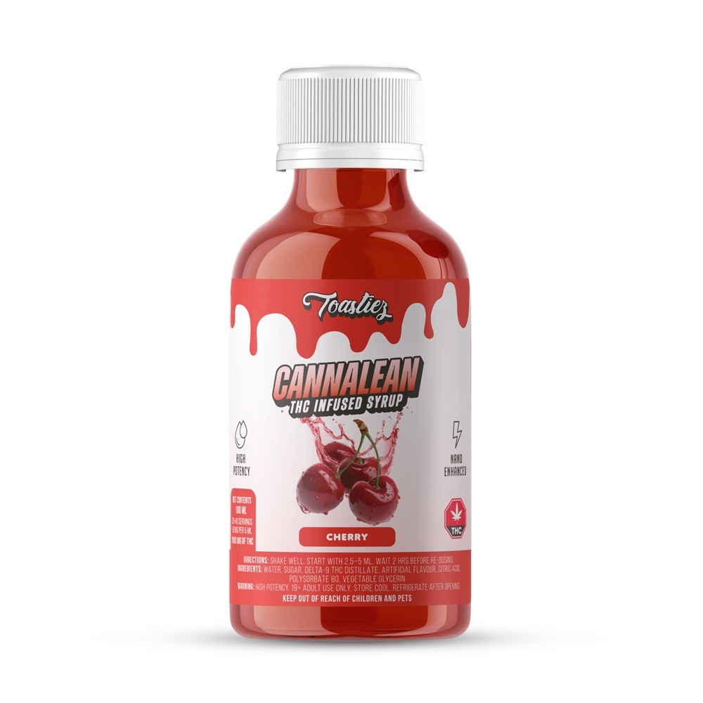 Toastiez Cannalean THC Syrup – Cherry