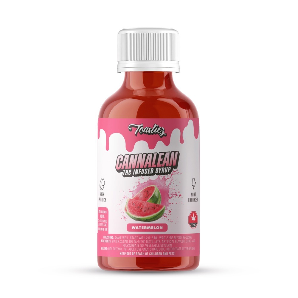 Toastiez Cannalean THC Syrup – Watermelon