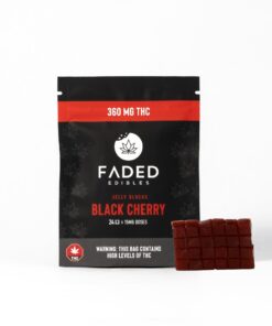 Faded Jelly Blocks - Black Cherry (360mg)