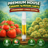 Premium House Ceramic 1g Rosin Carts – Strawberry Cough (Sativa)